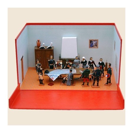 Diorama La Ferme du Caillou Dernier QG Napoléon Waterloo CBG Mignot