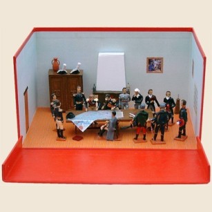 Coffret Diorama La Legion d'Honneur Napoleon 1er Empire soldat plomb CBG Mignot