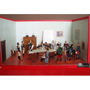 Coffret Diorama La Legion d'Honneur Napoleon 1er Empire soldat plomb CBG Mignot