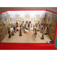 Diorama Les Adieux de Fontainebleau de Napoléon 1er CBG Mignot