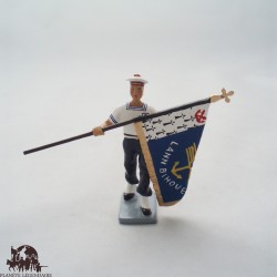 Figurine CBG Mignot Porte Drapeau Bagad Lann Bihoué