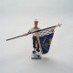 CBG Mignot Bagad Lann Bihoue flag bearer figurine