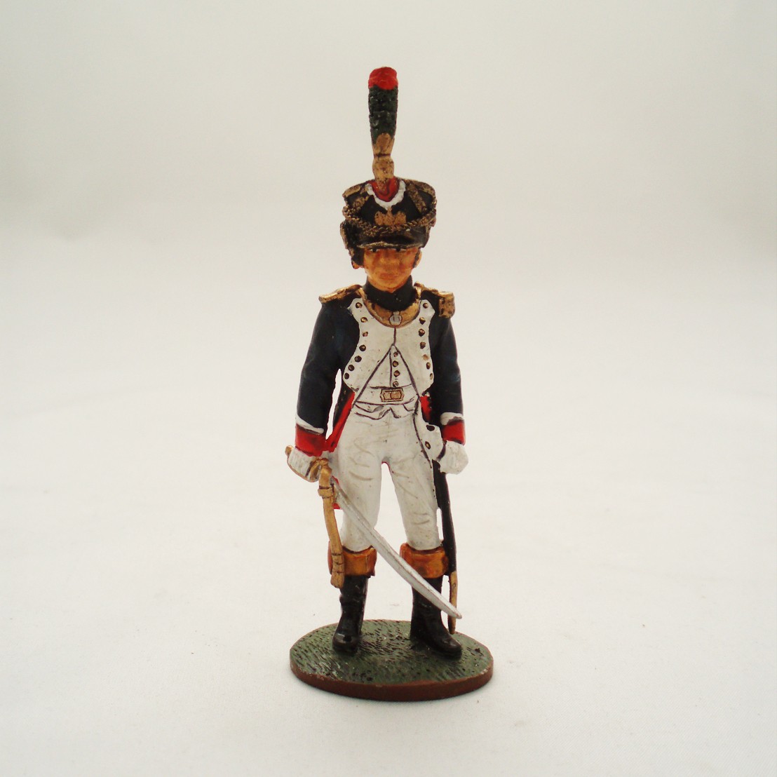 Soldat de plomb Delprado 1er empire Off.tirailleur jeune garde 1810 