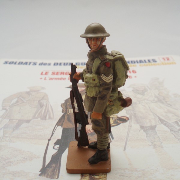 La figurine articulée du soldat anglais contemporain au 1/6e