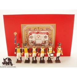 Armadietto lusso 6 figurine CBG Mignot Legione della Vistola