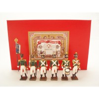 Armadietto lusso 6 figurine CBG Mignot Legione della Vistola