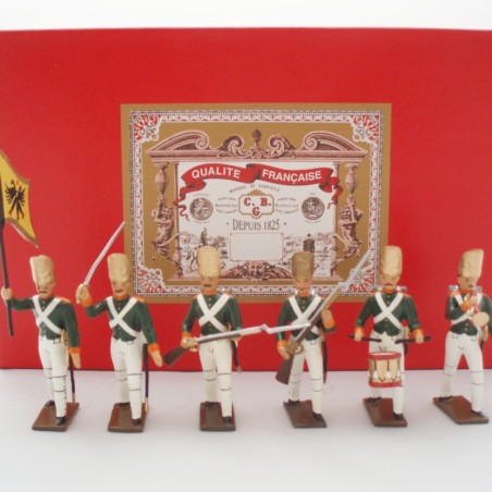 Soldats de Plomb CBG Mignot Grenadiers Russes au pas