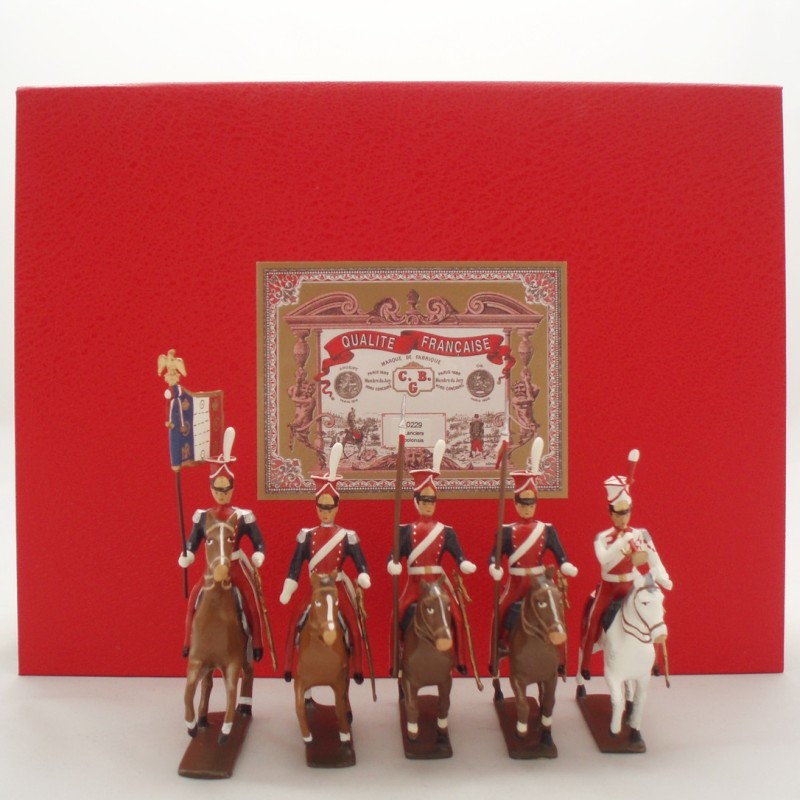Figurines CBG Mignot Coffret 5 Lanciers Polonais Figurines CBG Mignot Coffret 5 Lanciers Polonais