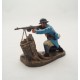 Figurine Atlas Tireur au fusil mitrailleur Chauchat 1918