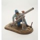 Figurine Atlas as howitzer Aasen of 1915