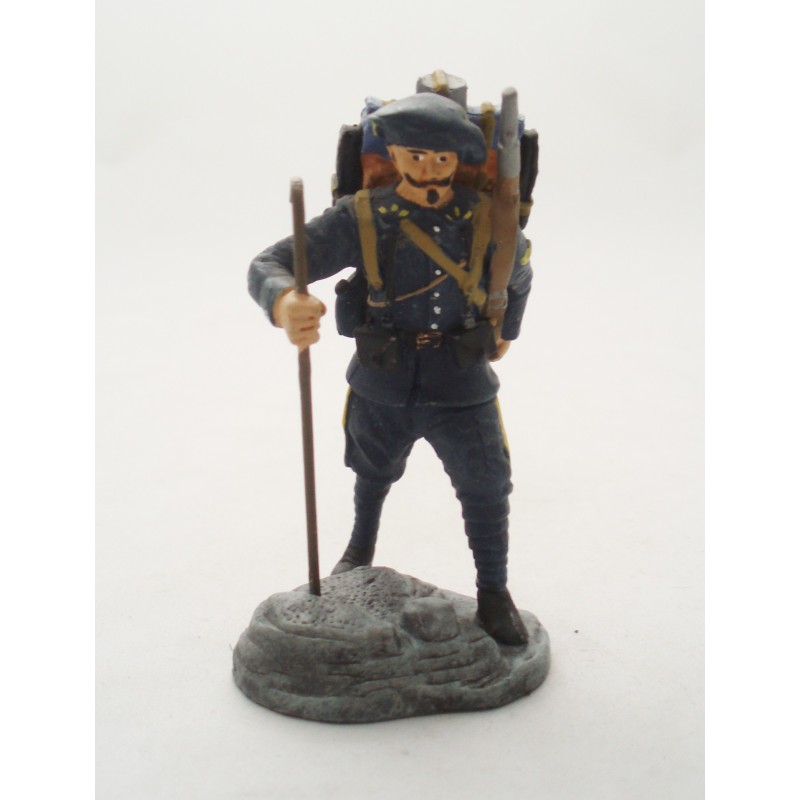 Figurine Atlas Chasseur alpin français de 1914