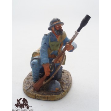 Grenadier rifle figurine Viven-Bessière from 1917