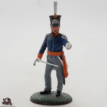 Oficial de la milicia del Prado holandés 1815