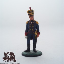Artiglieria del piede 1812 figurina Del Prado capitano Spagna
