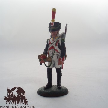 Figur del Prado Bugle Infanterielinie Frankreich 1809