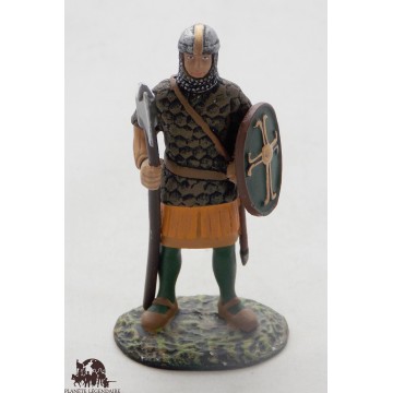 Figurine Altaya man-at-arms 12th century Spanish walk