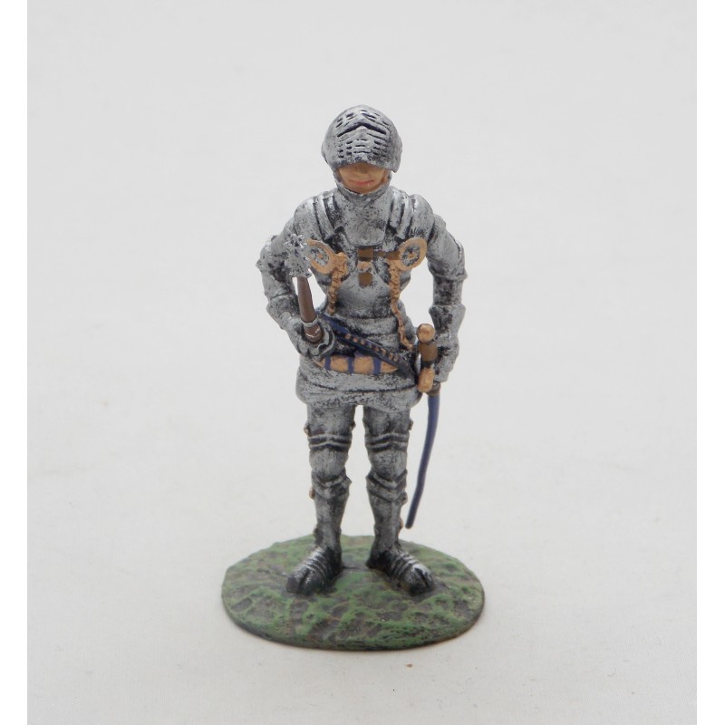 Figurina di cavaliere Altaya inglese XIV secolo