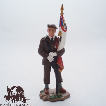 Figure Hachette Lieutenant Flag 13th DBLE 1945