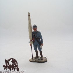 Figurine Hachette Lieutenant Porte Drapeau 1914