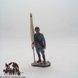 Hachette Lieutenant 1914 flag bearer figurine