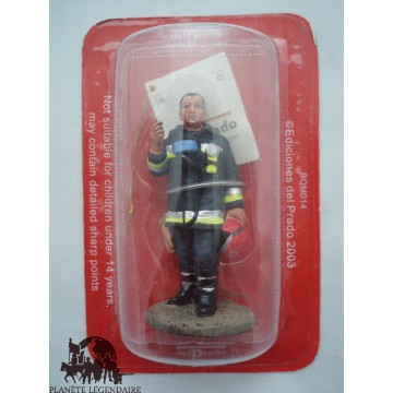 Figurina vestito del Prado vigile del fuoco fuoco Barcellona Spagna 2002