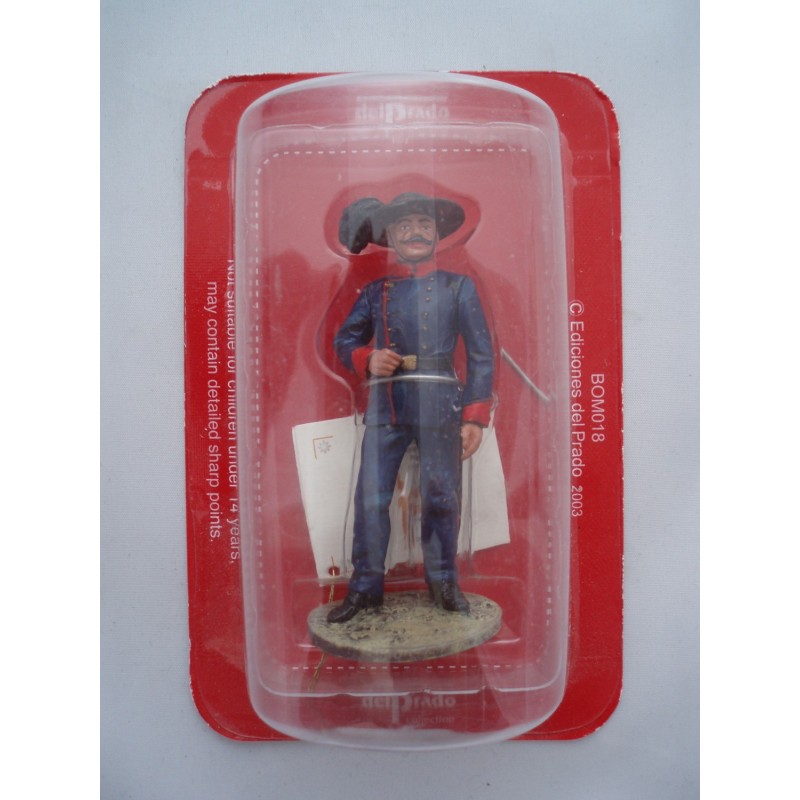 Figurine Del Prado firefighter holding of exit Italy 1870