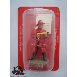 Figurine Del Prado firefighter holding of Intervention Bolivia 1995
