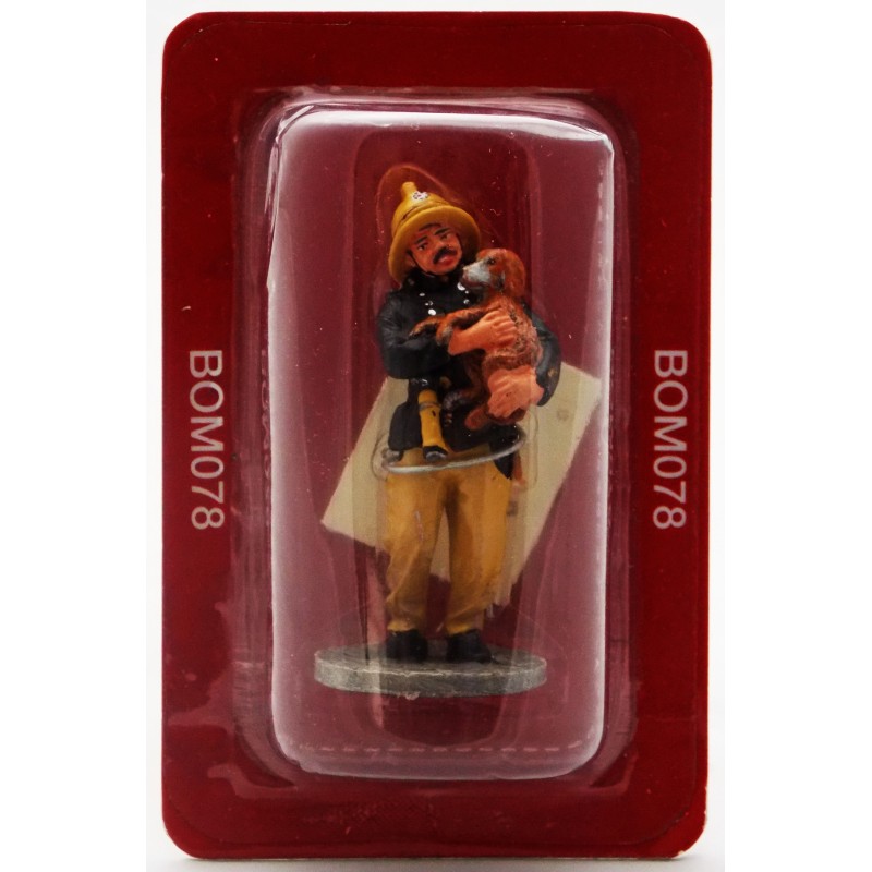 Figurita Del Prado Fireman Fire Outfit Londres G.-B. 1987