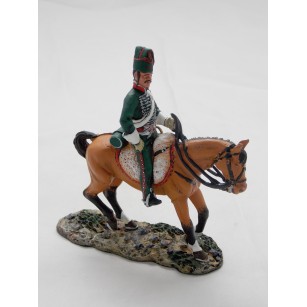 Figürchen Del Prado Hunter auf dem Pferderücken Frankreich 1815