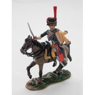 Estatuilla Del Prado oficial de Hussar regimiento Burgos 1813-14
