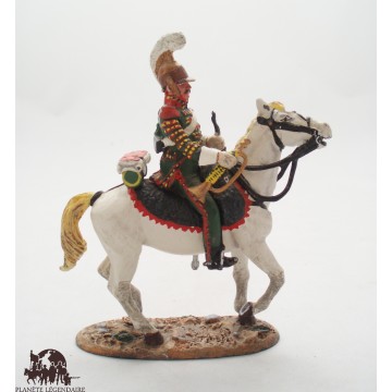 Figurine Del Prado Cavalier Léger Lancier Garde Impériale France 1812