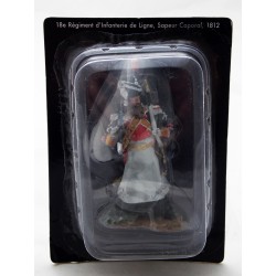 Figurine Del Prado 18e Régiment d'Infanterie de Ligne Sapeur Caporal 1812