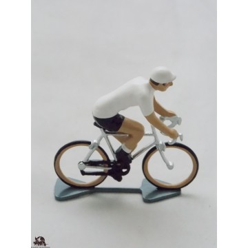 Figur CBG Mignot Radfahrer weiße Trikot Tour de France