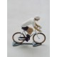 Ciclista di figurina CBG Mignot Jersey bianco Tour de France