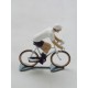 Figurine CBG Mignot cyclist Jersey white Tour de France