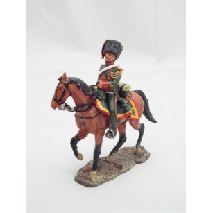 Del Prado officer Hunter horse of the 1809 guard figurine