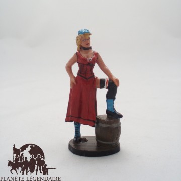 Figurine Del Prado Fille de Saloon