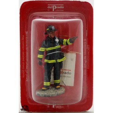 BOM100 Germany tin Lead Firefighter Fireman Figure DelPrado 1:32 