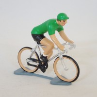 Figurine di CBG Mignot ciclista maglia verde Tour de France