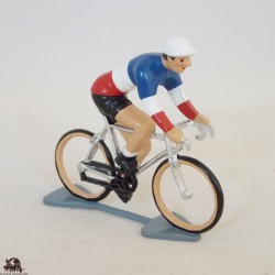 Figurine CBG Mignot Cycliste du Tour de France Maillot Champion de France