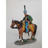 Figurine di volontari sassoni portatore Hussar 1813 del Prado