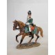 Figurine Del Prado officer light-Horseman Hesse Darmstadt 1790
