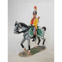 Del Prado Hunter figurine mounted on 1809 King
