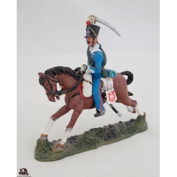Figurine Del Prado Soldat Hussard France 1813