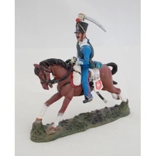 Figura de soldado del Prado Hussar 1813 Francia