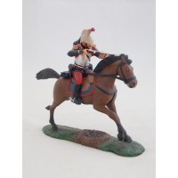 Figurine Atlas officer of cuirassiers horseback 1914