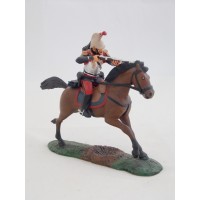 Figurine Atlas Officier de cuirassiers à cheval 1914