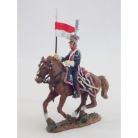 Figurine Del Prado Cavalier léger Lancier Garde Impériale Pologne 1813