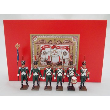 Luxury 6 Figurines CBG Mignot Auvergne Tower box