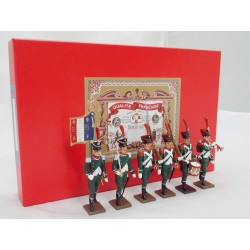 Luxury 6 Figurines CBG Mignot Auvergne Tower box